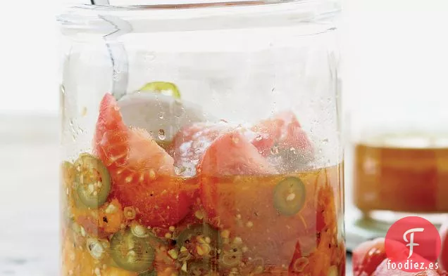 Tomates en Escabeche con Jalapeños