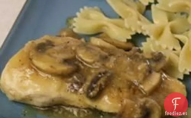 Salteado de Pollo y Champiñones