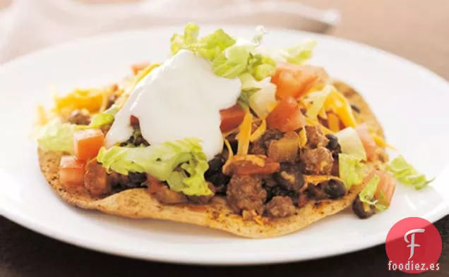 Tostadas de Carne con Queso