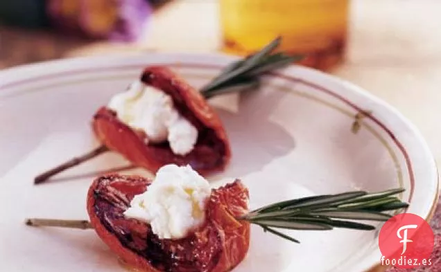 Tomates Asados al Horno con Queso de Cabra