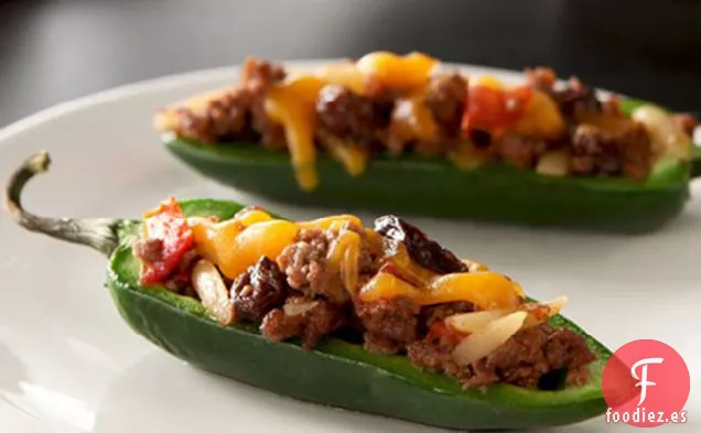 Pimientos Jalapeños Rellenos de Chile
