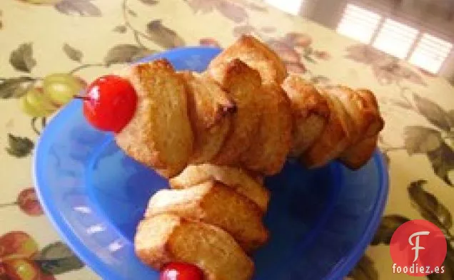 Brochetas de Pan de Mono