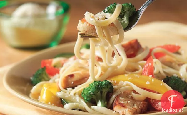 Pasta de Pollo Primavera