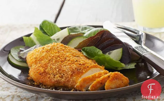 Pechugas de Pollo Crujientes con Parmesano