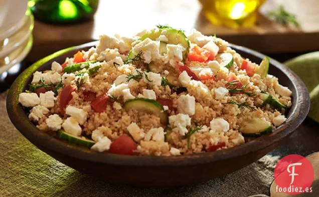 Ensalada de Cuscús al Estilo Griego