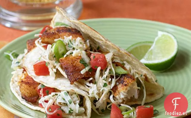 Tacos de Pescado con Repollo