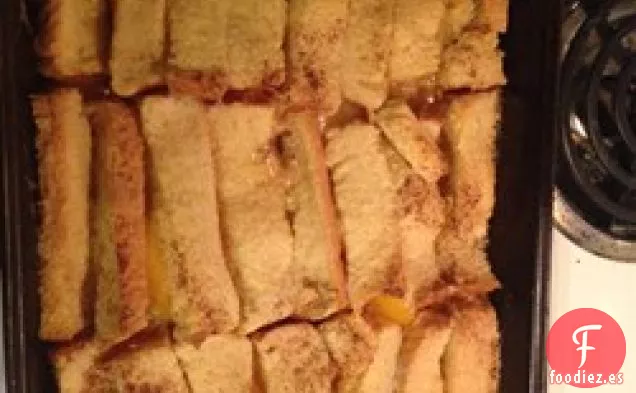 Pastel de Melocotón Demasiado Fácil