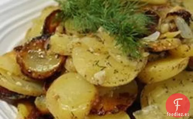 Patatas festoneadas para la barbacoa