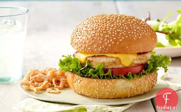 Hamburguesas de Pavo a la Parrilla