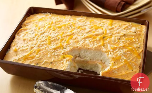 Hornea la Capa de Puré de Patata