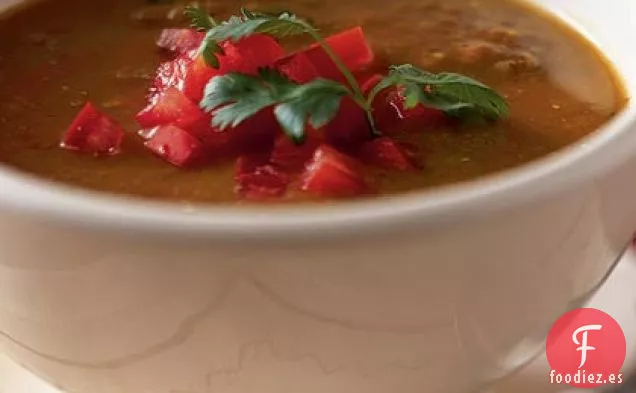 Sopa de Lentejas y Tomate de Bree