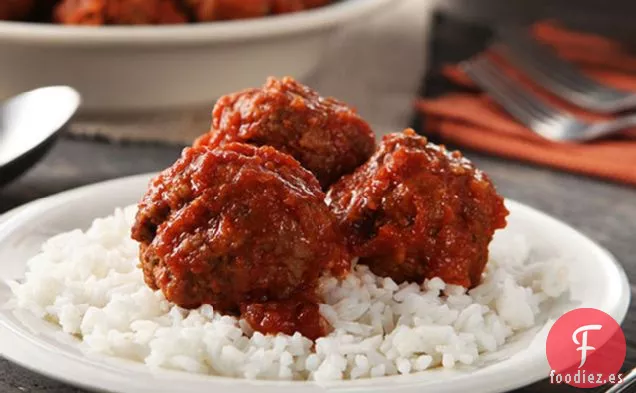 Albóndigas En Salsa De Tomate Picante