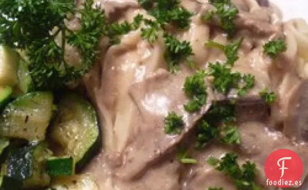 Stroganoff de Ternera Rico y Cremoso