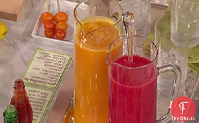 Receta de Bloody Mary de Tomate Amarillo Fresco