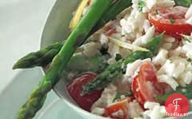 Ensalada de Arroz y Verduras de Primavera