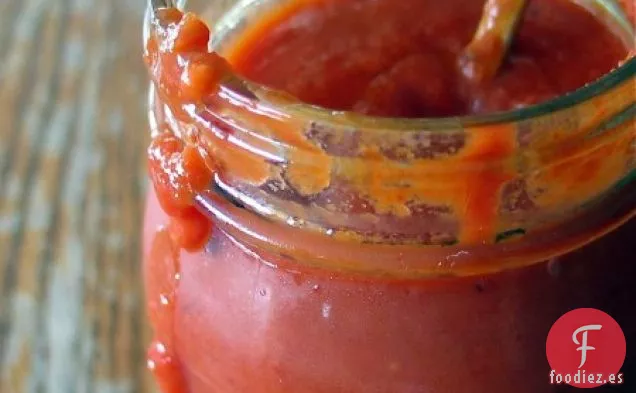 Salsa De Pizza De Tomate Asado Y Ajo