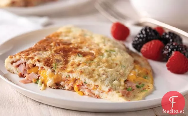 Tortilla de Jamón, Queso y Tomate Secado al Sol