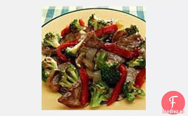Salteado Rápido de Carne y Verduras