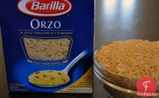 Sopa de Tomate con Orzo