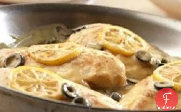 Pollo a la Aceituna con Limón