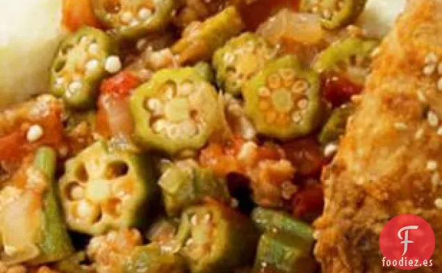 Okra y Tomates Guisados