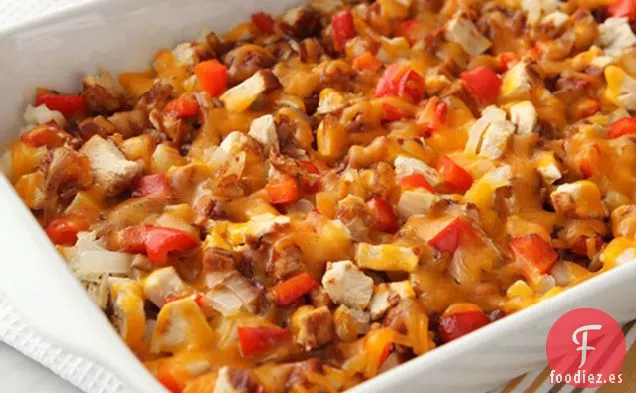 Cazuela de Pollo y Patata con Queso