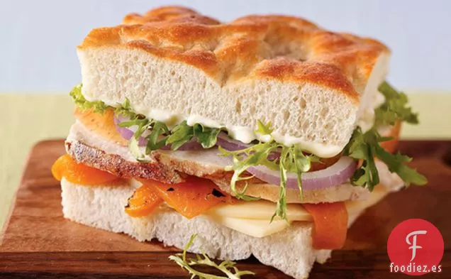 Focaccia de Pollo a la Parrilla
