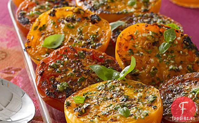 Tomates Asados con Ajo y Hierbas