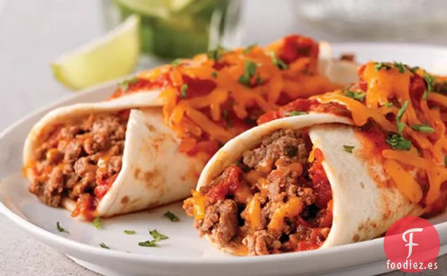 Enchilada de Carne con Queso