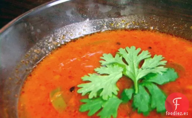 Rasam, Sopa India de Tomate