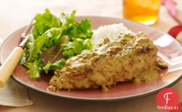 Pollo en Salsa Poblana Asada