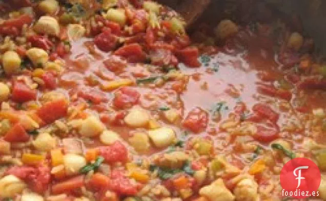 Sopa de Arroz con Tomate