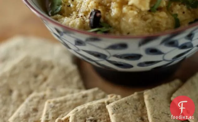 Hummus Con Limón En Conserva Y Tomate secado Al Sol