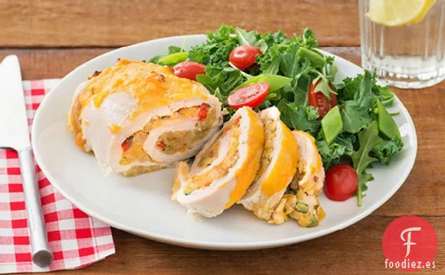 Pechugas de Pollo Rellenas Primavera