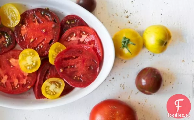 tomates provenzales y dónde encontrar aceite de oliva verdaderamente bueno