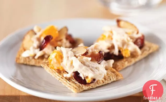 Bocados de Pollo con Almendras y Mandarina