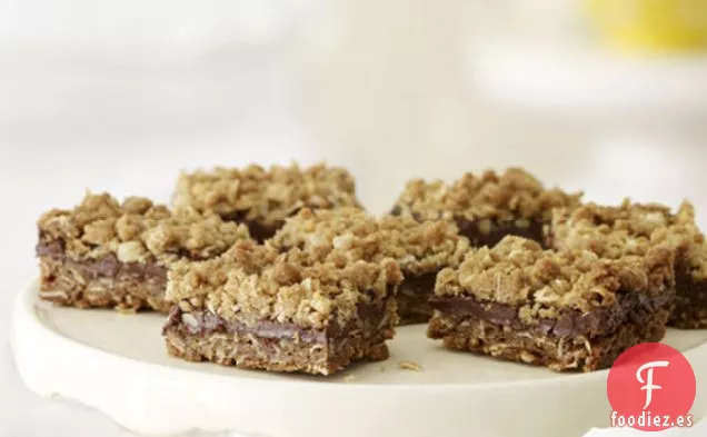 Barras de Crema de Cacahuete y Chocolate