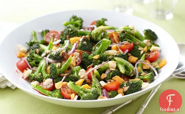 Ensalada de Brócoli y Tomate Marinado