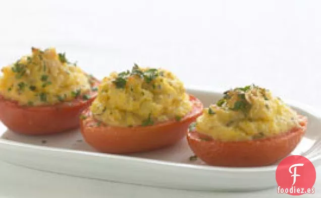 Tomates Rellenos de Polenta Cremosos
