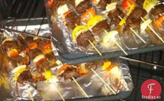 Brochetas de Carne de Res de Mamá