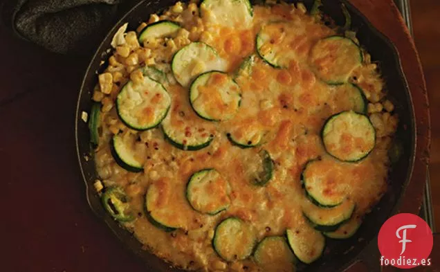 Calabacín y Gratinado de Maíz