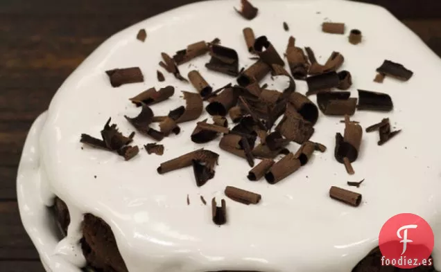 Tarta de Queso de Chocolate Caliente con Especias