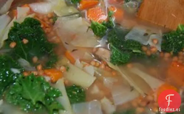 Sopa de Zanahoria, Patata y Repollo
