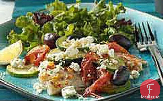 Pescado Mediterráneo en Microondas para Dos personas