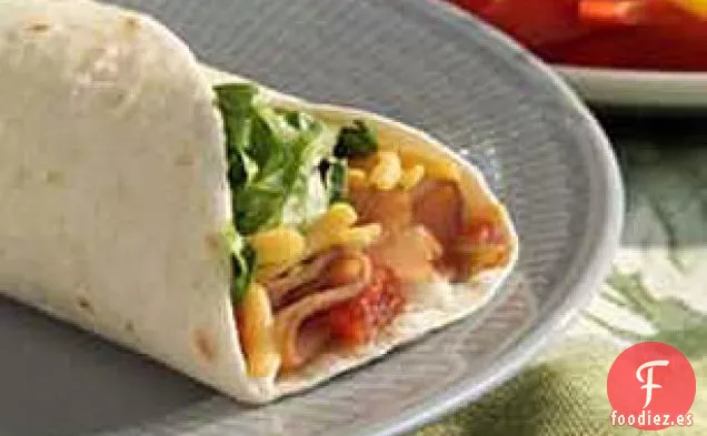 Roll-Up de Pavo y queso Cheddar