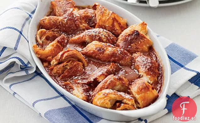 Budín de Croissant con Caramelo