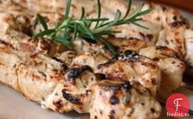 Brochetas de Pollo Rosemary Ranch