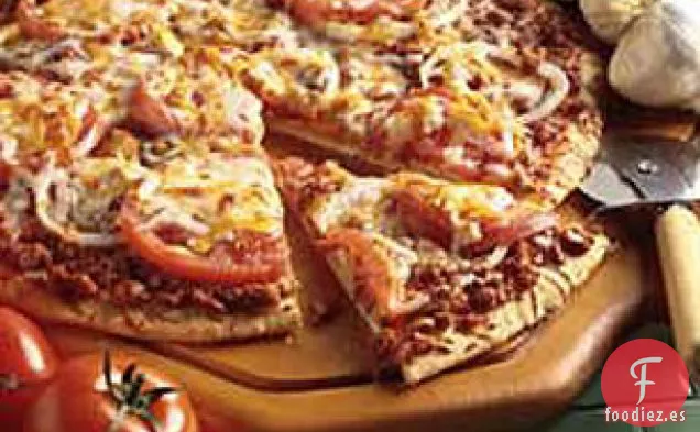 Pizza de Hamburguesa con Queso