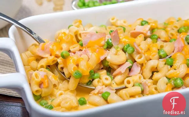 Macarrones con Queso y Jamón