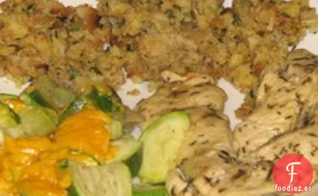 Tiras de Pollo con Tomillo y Limón